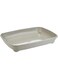 Moderna Arist-O-Tray Cat Litter Tray, 36.8 X 27.6 X 6.1 Cm, Warm Grey, Small, C120
