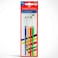 Faber-Castell Synthetic Hair Paint Brushes Flat Set, 4 PCS