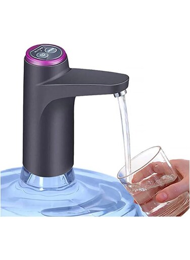 Water Dispenser Pump with USB Charging, Portable Drinking Water Pump for Standard 3-5 Gallon Bottles, Home &amp; Office Use, Camping Essentials