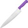 Master 12 Inch Stainless Steel Professional Chef Knife (Purple)