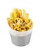Restaurantware Short French Fry Cup, Metal Cup - Stainless Steel Satin Finish 1ct Box Met Lux