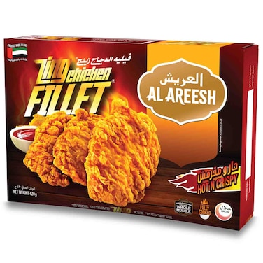 العريش زينغ فيليه دجاج مقرمش وحار، 420 غرام