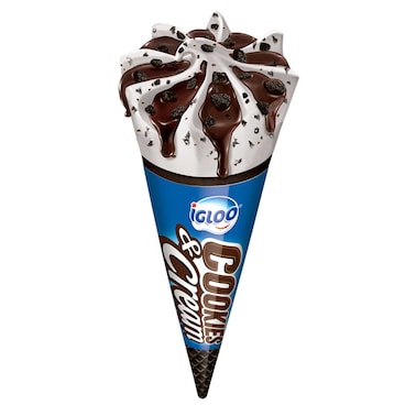 Igloo Cookies and Cream Ice Cream Cone, 120ml