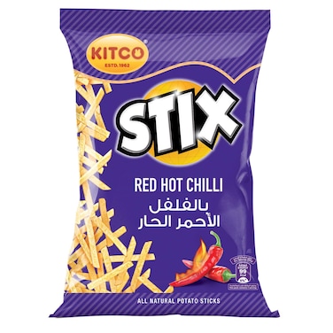 كيتكو ستيكس عيدان بطاطس بذوق فلفل أحمر حار 20 غرام