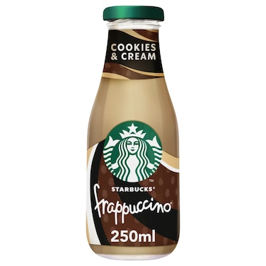 Starbucks Frappuccino Cookies and Cream Coffee Drink, 250ml