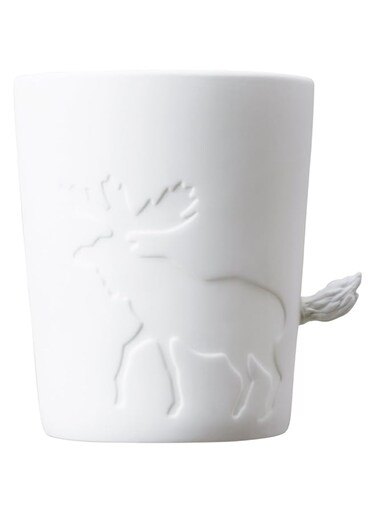 KINTO Mugtail Moose Mug, White, 530 ml, 22774