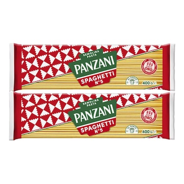بانزاني معكرونة السباغيتي 400 غرام حزمة من 2
