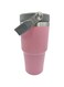 MISBAH Vacuum Insulated Stainless Steel Water Bottle, 31 oz, 3 Way tumbler (Pink)