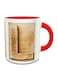 Alphabet L Design 292 Mug Red/White/Brown