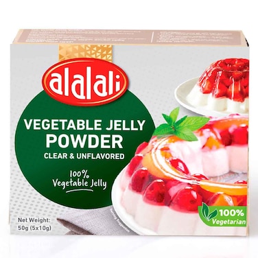 Al Alali Vegetable Jelly Powder, Clear and Unflavored, 50g