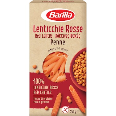 Barilla Red Lentil Penne Pasta, 250g
