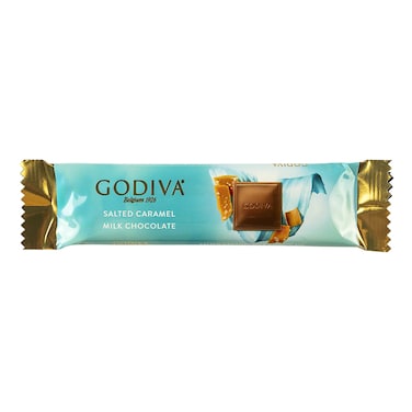 Godiva Salted Caramel Milk Chocolate Bar, 32g