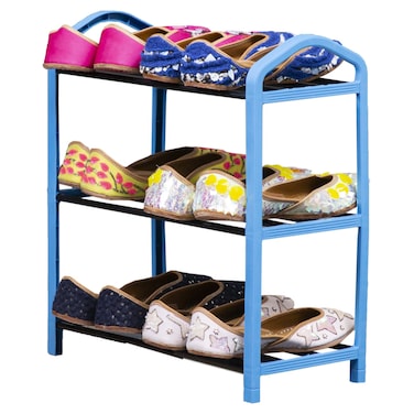 3-Tier Shoe Rack, 62x63x20cm