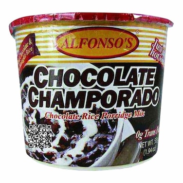 Alfonso's Chocolate Champorado Rice Porridge Mix, 55g