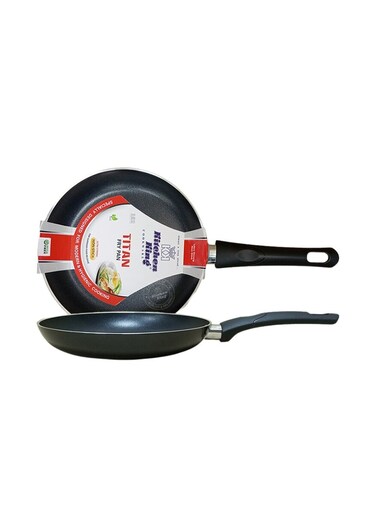 King Titan Fry Pan, Non Stick Egg Pan with Heat Resistant Handle, Even Heat, PFOA Free, FDA Approved, Durable &amp; Ideal for Healthy Cooking, 20cm