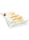 Youngever 3 Pack Plastic Serving Trays, Serving Platter for Parties, Sturdy ABS Material, 15 inch x 10 inch (White)