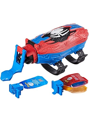 Marvel Spider-Man Real Webs Ultimate Web Blaster, 2-in-1 Blaster, Role Play Toy, Spider-Man Costume, Spider-Man Toys for Kids 5 and Up