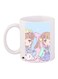 Cartoon Girls Printed Coffee Mug White/Blue/Pink 11ounce