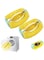2Pcs Shoe Washing Machine Bag, Laundry Shoe Bag For Washer And Dryer, Reusable Shoe Washing Bag for All Shoe Types And Sizes (Yellow)