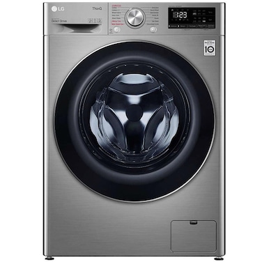 LG Front Loading Washer 10kg F4V5RYP2T Silver