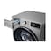 LG Front Loading Washer 10kg F4V5RGP2T With Dryer 7kg Silver