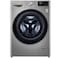 LG Front Loading Washer 10kg F4V5RGP2T With Dryer 7kg Silver
