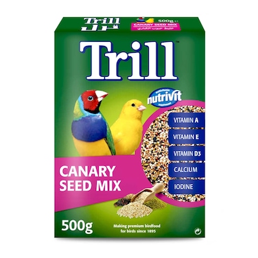 Trill Canary Seed Mix 500g, Bird Food