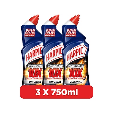 Harpic Original Toilet Cleaner, 750ml Pack of 3