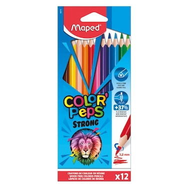 Maped Color'Peps Strong Coloured Pencils 12 PCS
