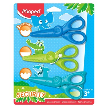 Maped Kiddi Craft Scissor, 3 PCS