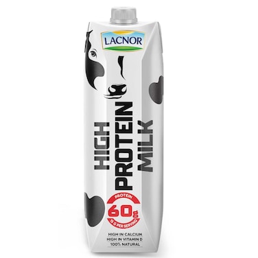 Lacnor UHT High Protein Milk, 1L