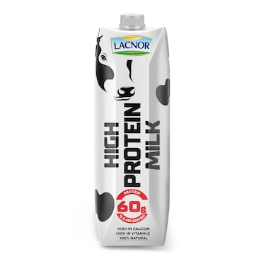 Lacnor UHT High Protein Milk, 1L