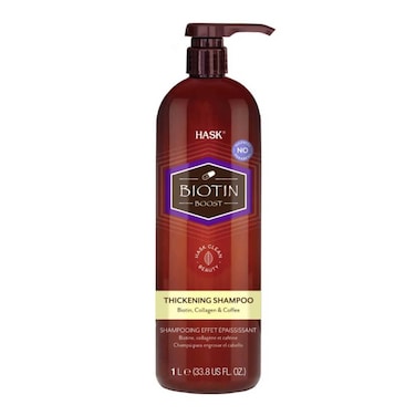 Hask Biotin Boost Thickening Shampoo Brown 1L