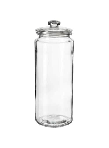 Ikea VARDAGEN Jar with lid, clear glass