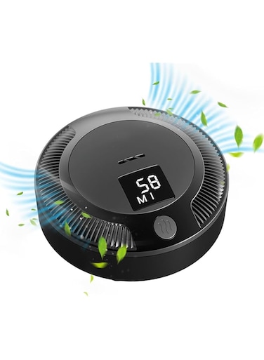 VAODO Car Air Purifier, Digital Display Deodorizer, Three Gear Mode Ozone Purification System, Portable Mini Rechargeable Air Purifierfor, for Car, Bedroom,Shoe Cabinet, Refrigerator, Small Room