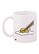 Gudetama Printed Coffee Mug White/Yellow/Black 11ounce