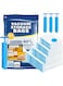 PESCADOR Vacuum Storage Bags - Pack of 18 (3Jumbo/6 Large/6 Medium/3 Pumps) Re-usable Travel Compression Storage Bags For Clothes, Comforters &amp; Blankets - Space Saver Bags with Hand Pump