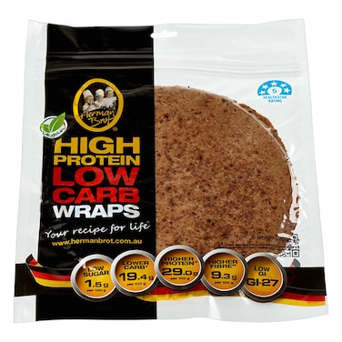 Herman Brot High Protein Low Carb Wraps, 350g