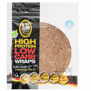 Herman Brot High Protein Low Carb Wraps, 330g