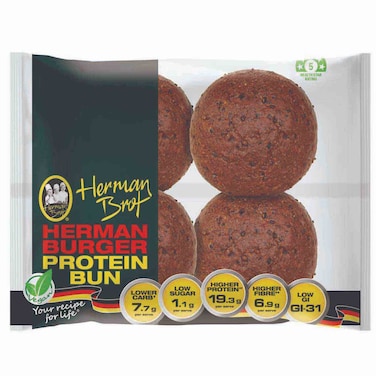 Herman Brot Herman Burger Protein Bun, 280g