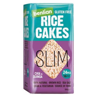 بنليان كعكات أرز شيا وكينوا رفيعة، 100 غرام