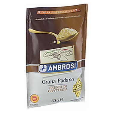 Ambrosi Grana Padano Grated Cheese, 60g