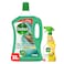 Dettol Lemon All Purpose Cleaner Spray 500ml + Dettol Pine Antibacterial Power Floor Cleaner 3L