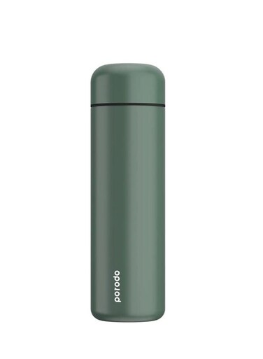 Smart Water Bottle Cup With Temperature Indicator, 500ml / 17Oz, Up to 12 Hours of Thermal Insulation, Sports Drink Flasks - Green