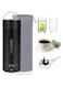 Portable Electric Kettle for Travel, 500ml Stainless Steel Electric Kettle for Coffee Milk Tea, Bring 4 Hot Temperature Settings,Small Kettle Heater with Auto Shutoff and Insulation Protection (Black)