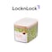 LocknLock Easy Grip Canister Rectangle 600ml &ndash; One-Touch Lid, Transparent, Easy to Hold, Dishwasher Safe
