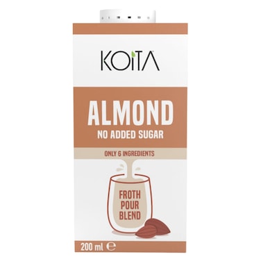 Koita Organic No Added Sugar Almond Milk, 200ml