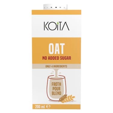 Koita Organic No Added Sugar Oat Milk, 200ml