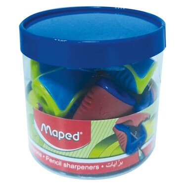 Maped Boogy 1 Hole Pencil Sharpeners Jar 15 PCS