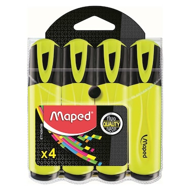 Maped Fluo'Peps Highlighters 4 PCS